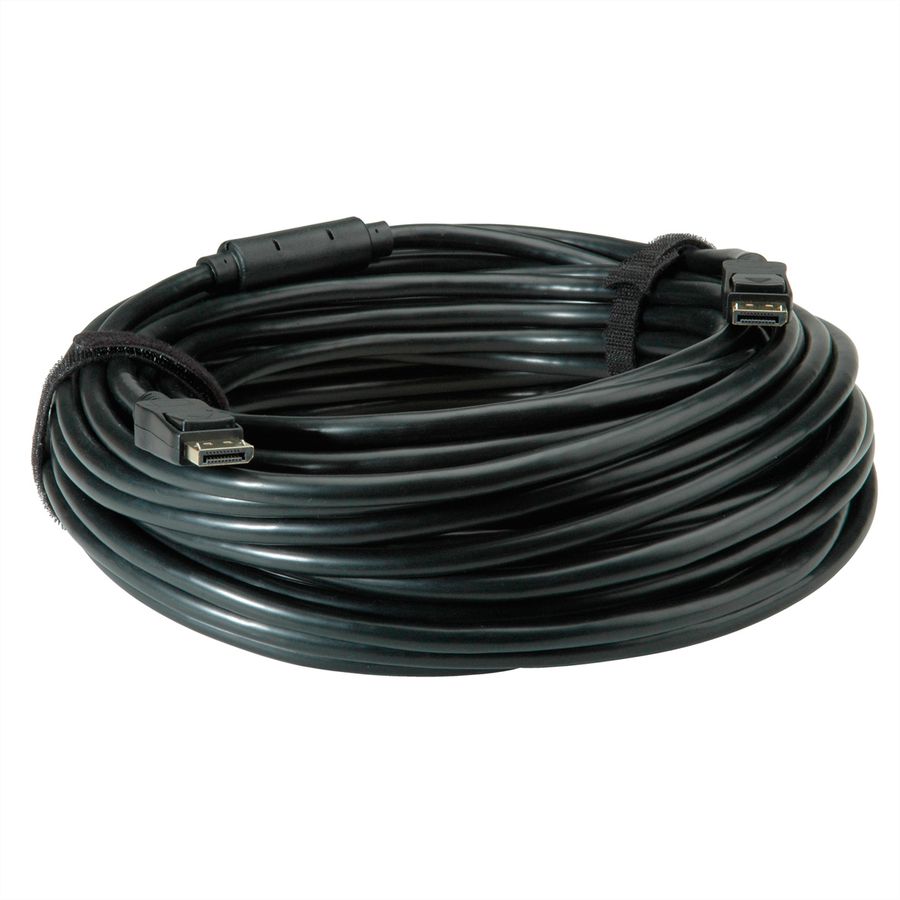 VALUE DisplayPort Kabel, v1.2, aktiv, ST/ST, 20 m