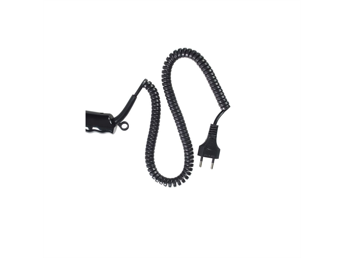 Solis sèche-cheveux Swiss Perfection 440, noir, avec câble spiralé