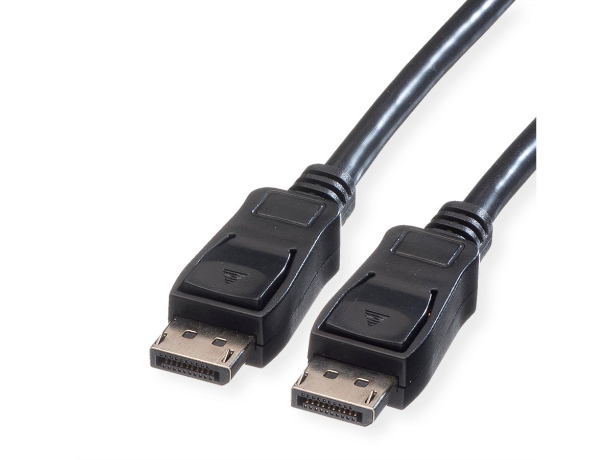 VALUE DisplayPort Kabel, DP ST - ST, schwarz, 1 m