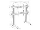 Hagor Wandhalterung HA-VWT 2 x 2 Landscape, Videowall-Trolley