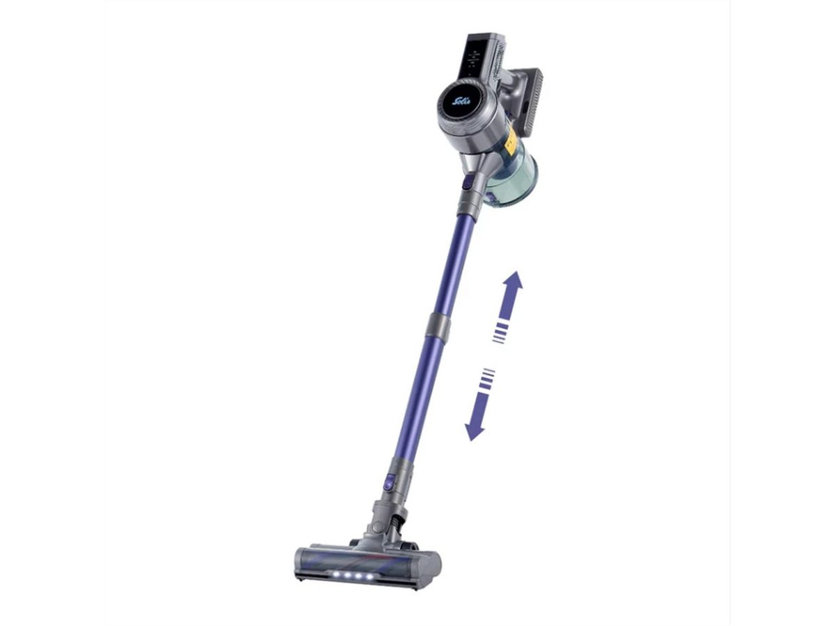Solis Flexi Vac Cleaner 350, Akku-Staubsauger, 350 W, Li-Ion, , grau/violett