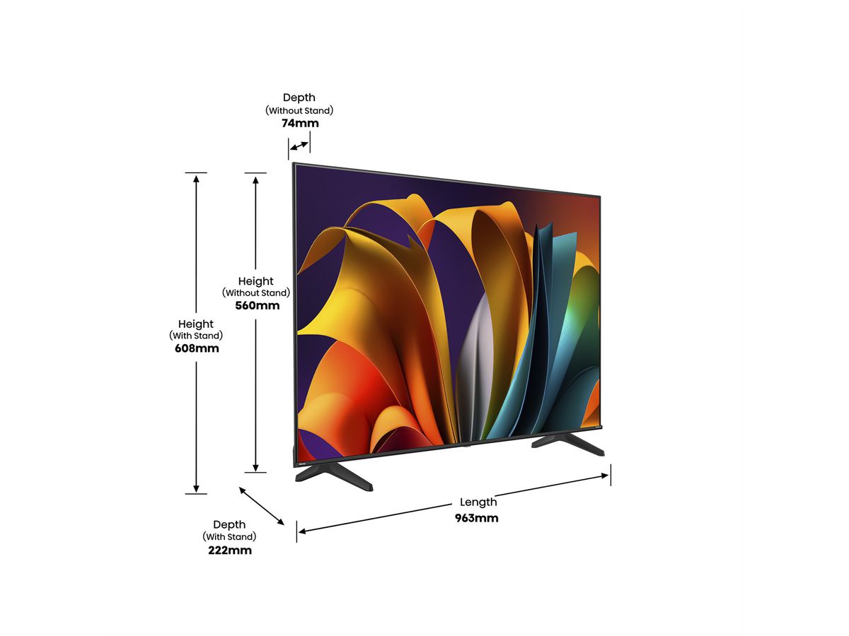 Hisense TV 43A6N, 43", 4K, UHD