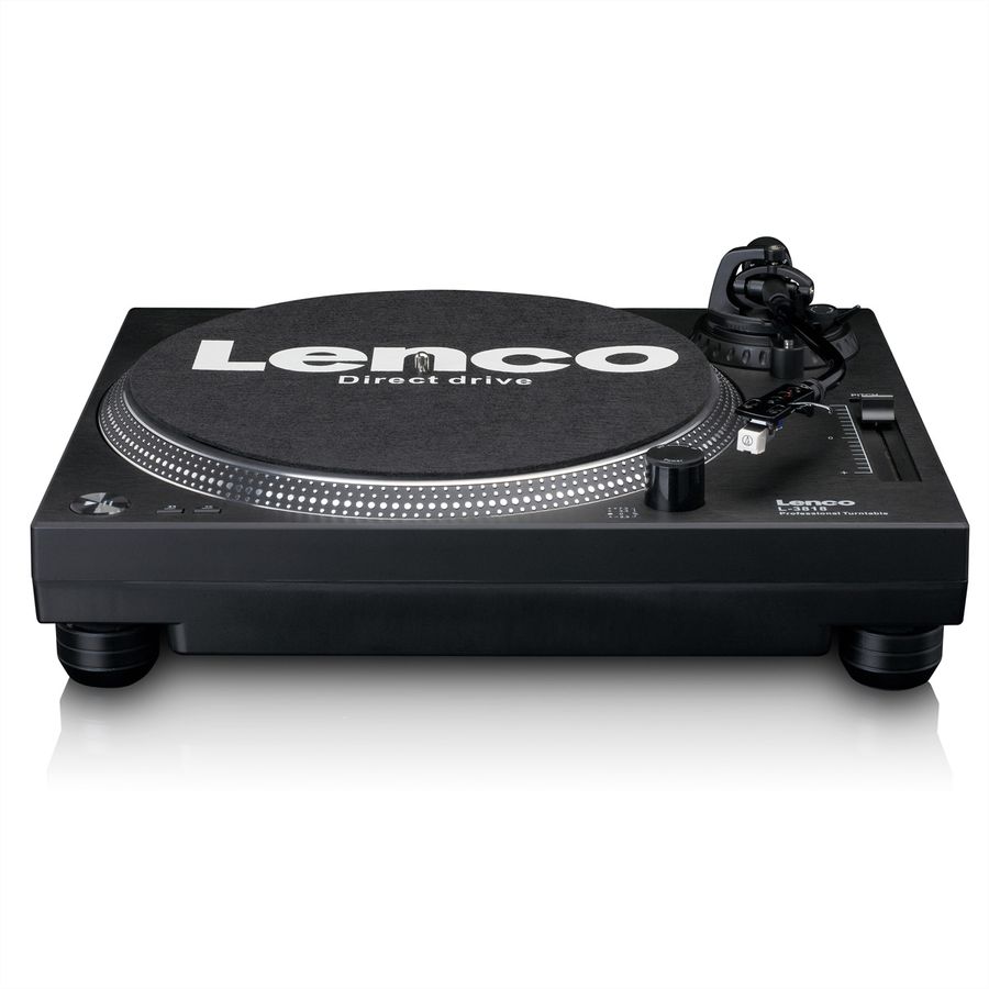 Platine vinyle Lenco L-3818BK, Noir