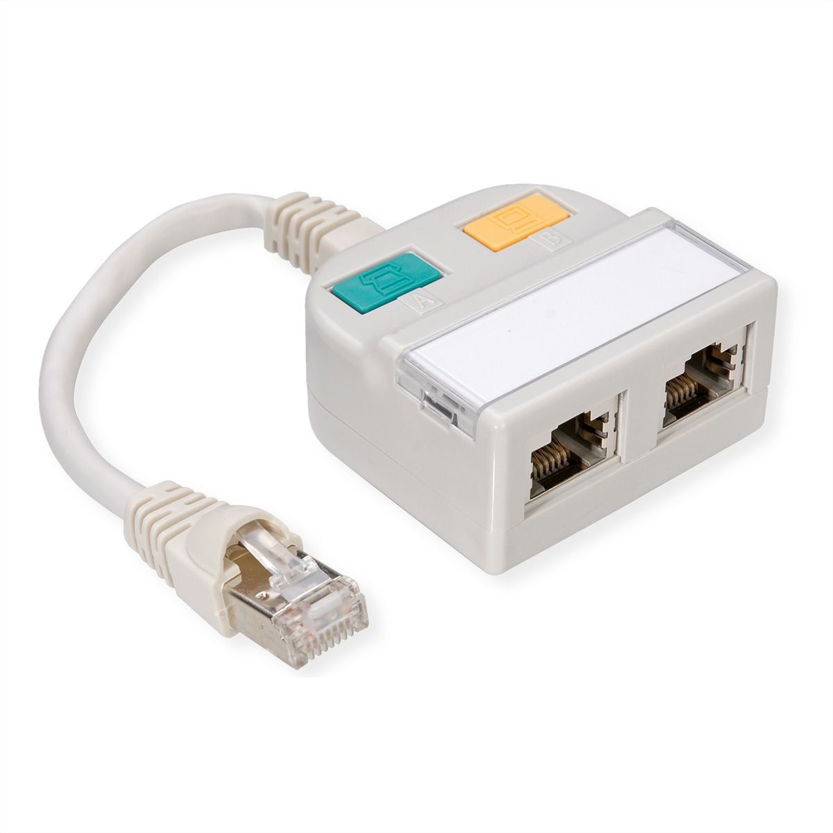 TELEGÄRTNER Adaptateur modulaire en T, sortie 10BaseT / ISDN