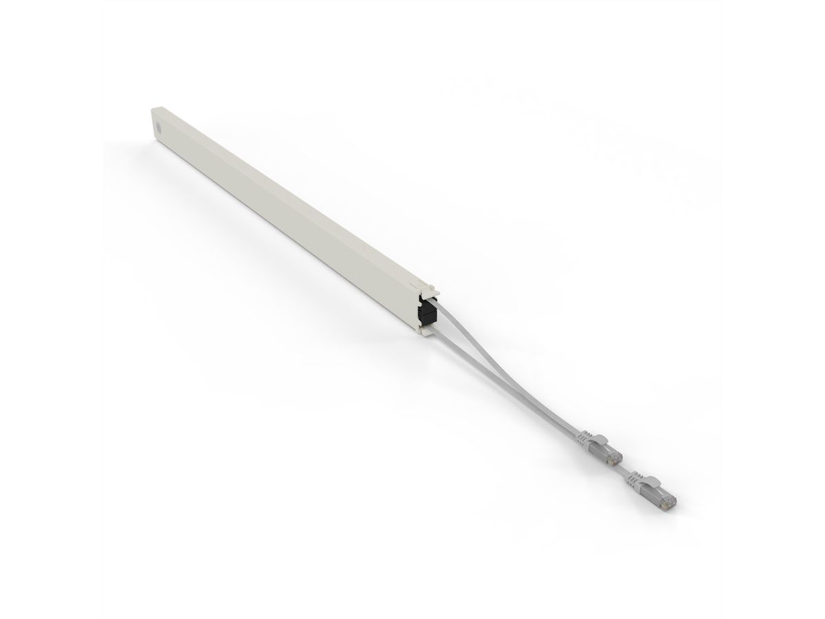 patchbox.one Cassette 46RU UTP gris Cat.6a 2,5 m