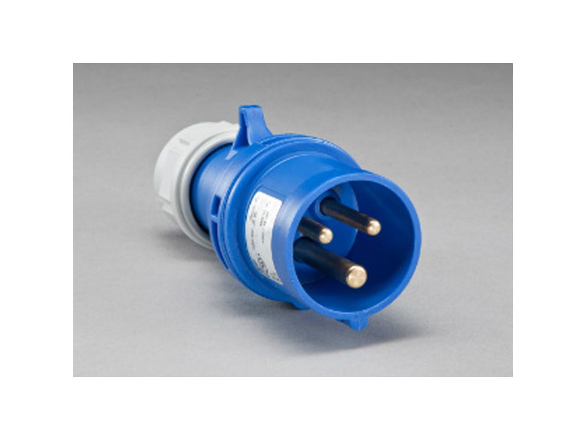 BACHMANN BN0500 19" PDU 1HE 16xC13 4x Schutzkontakt, Leistungsmessung, Anschluss CEE 16A, blau