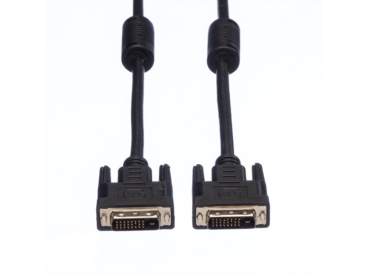 VALUE Monitorkabel DVI, DVI ST-ST, (24+1) dual link, 2 m