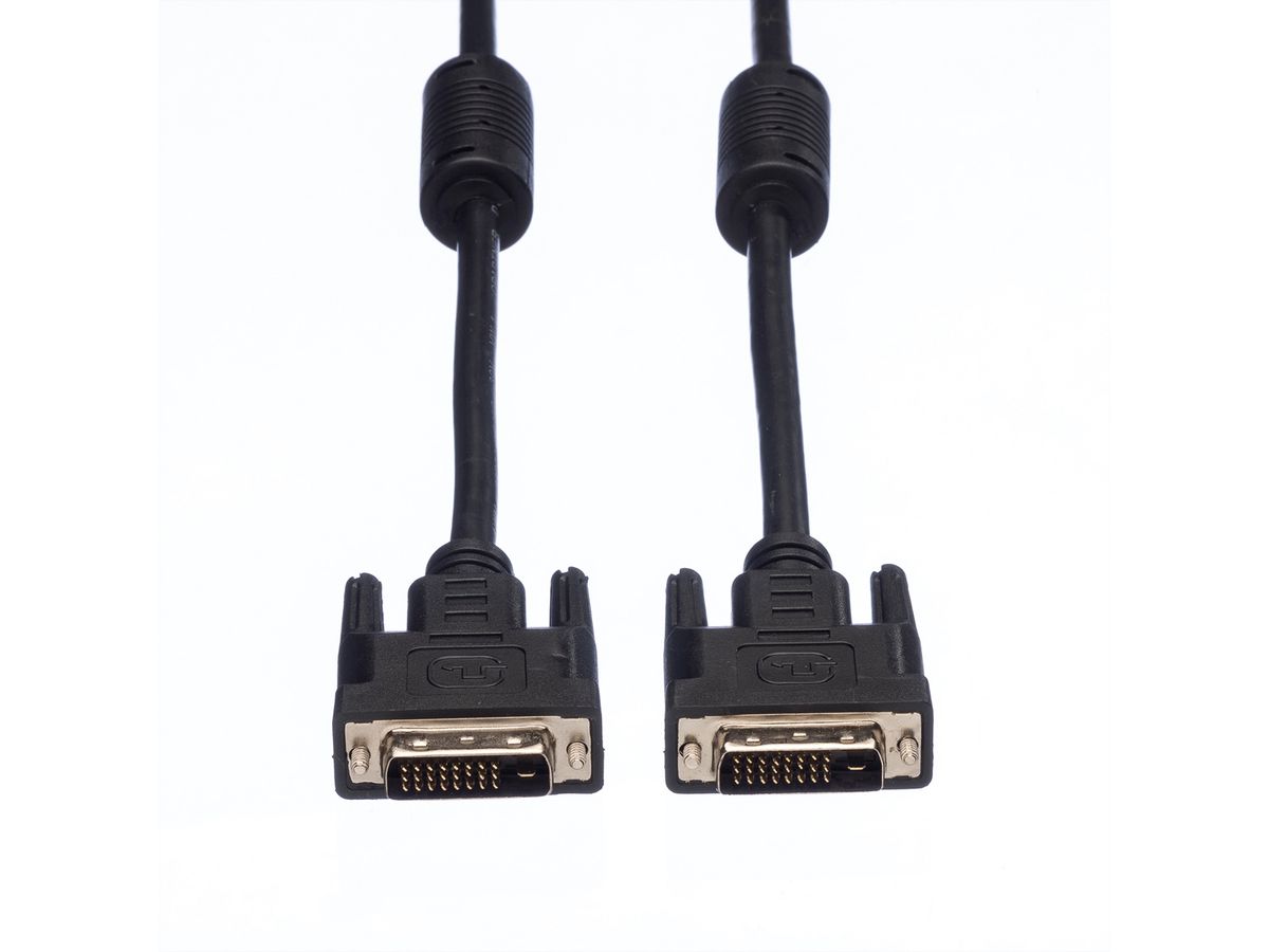 VALUE Monitorkabel DVI, DVI ST-ST, (24+1) dual link, 5 m