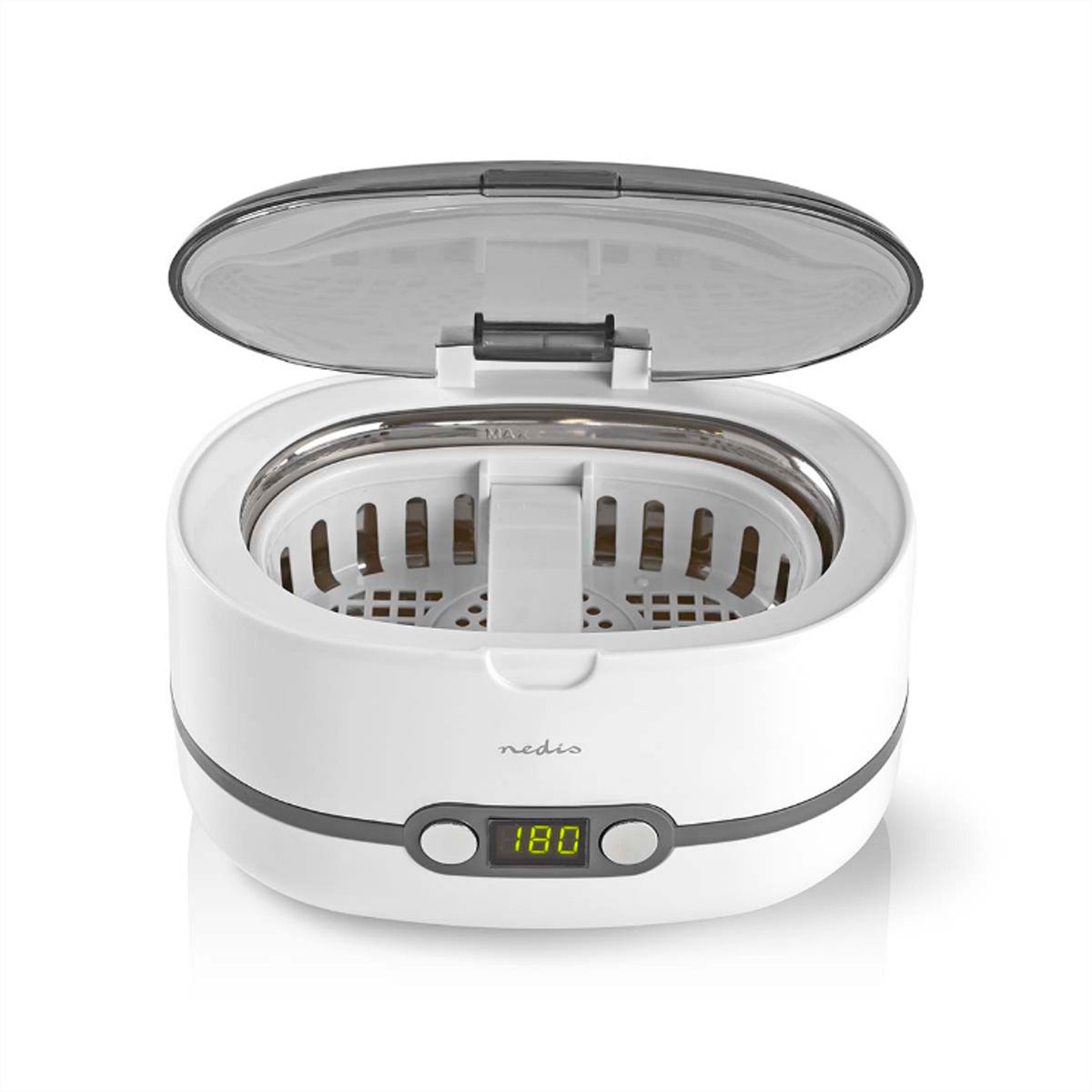 Nedis Nettoyeur à ultrasons pour bijoux, 230V, 50Hz, weiss