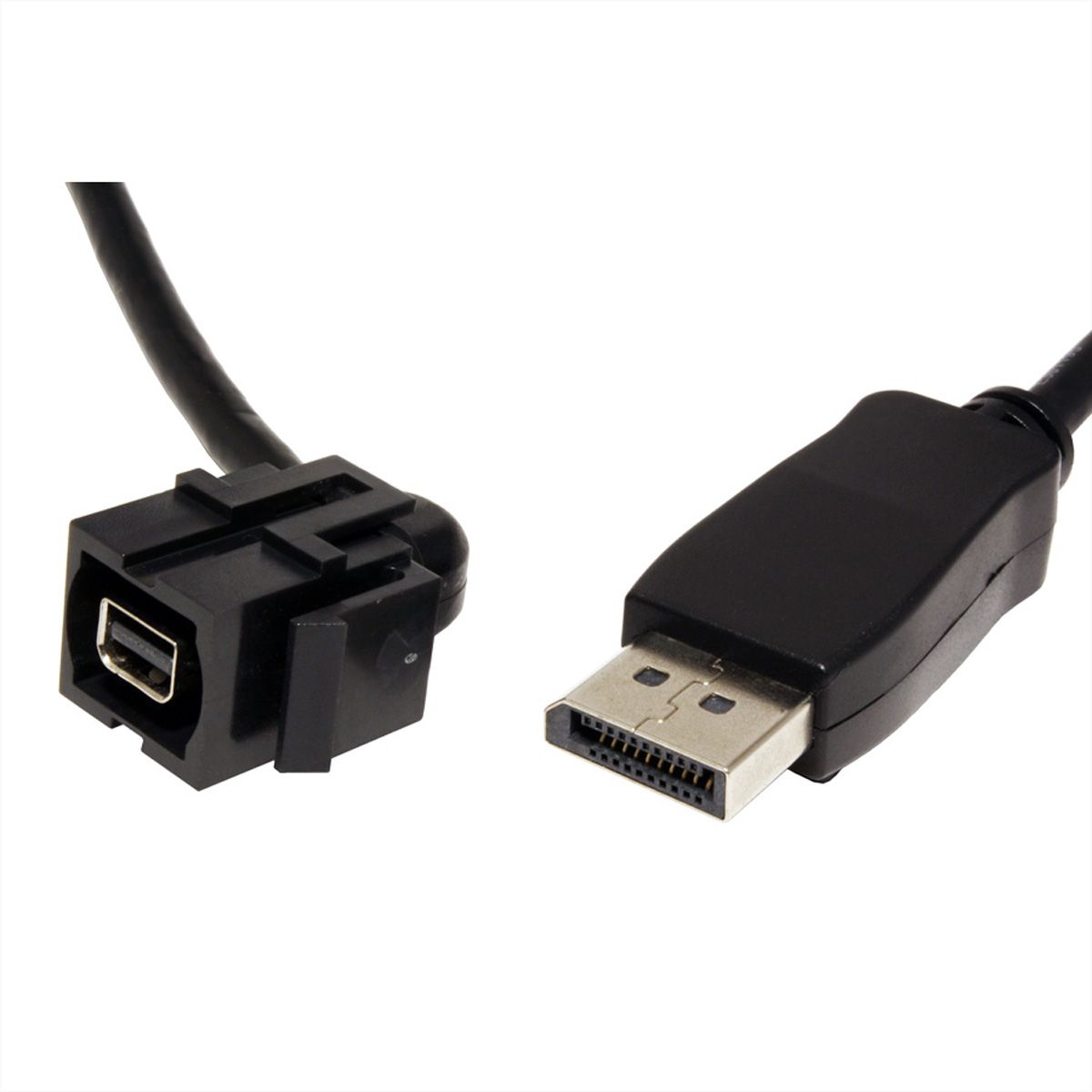 BACHMANN Keystone Mini Displayport/Displayport, noir