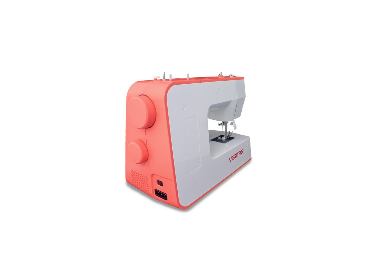 Veritas Nähmaschine ROMY 34 Stichprogramme, Mechanisch, orange, weiss