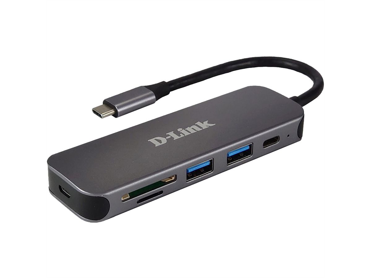 D-Link DUB-2325 Hub USB-C 5 en 1 avec lecteur de cartes