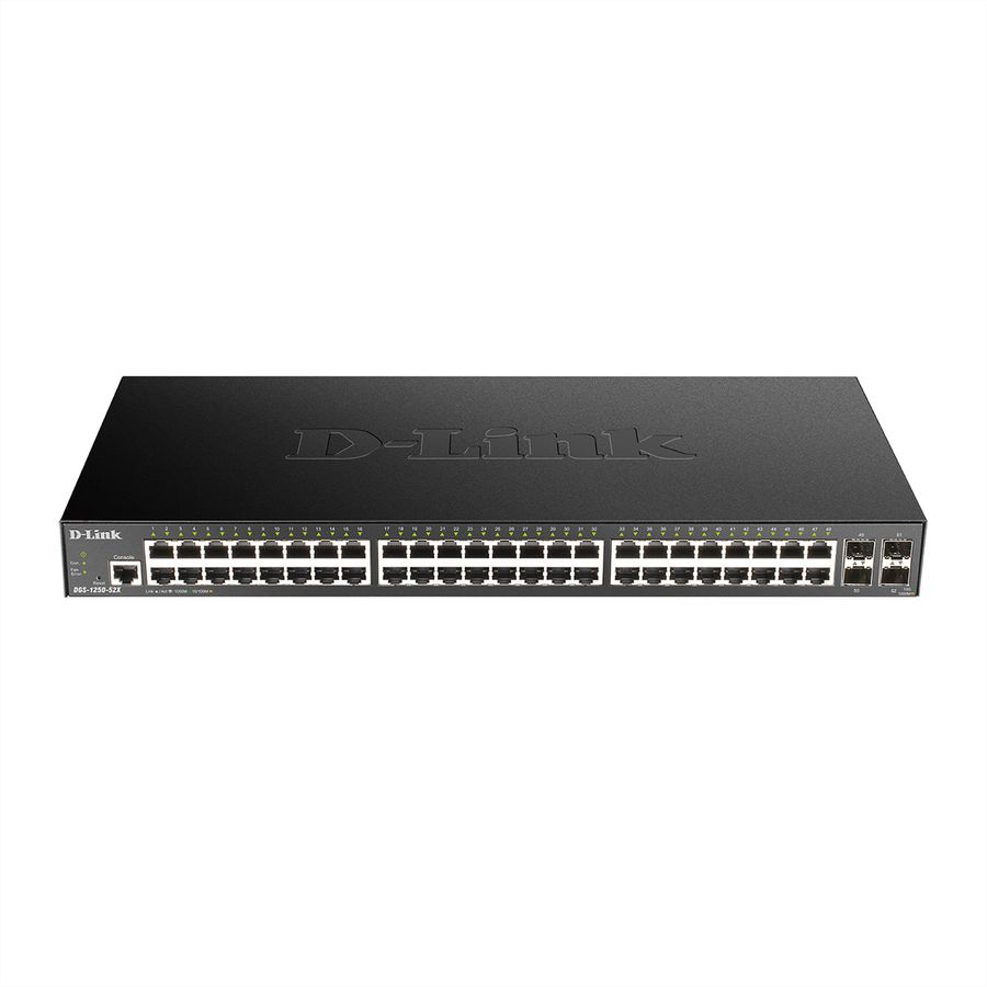 D-Link DGS-1250-52X Gigabit Switch 52-Port Smart Managed 4x 10G