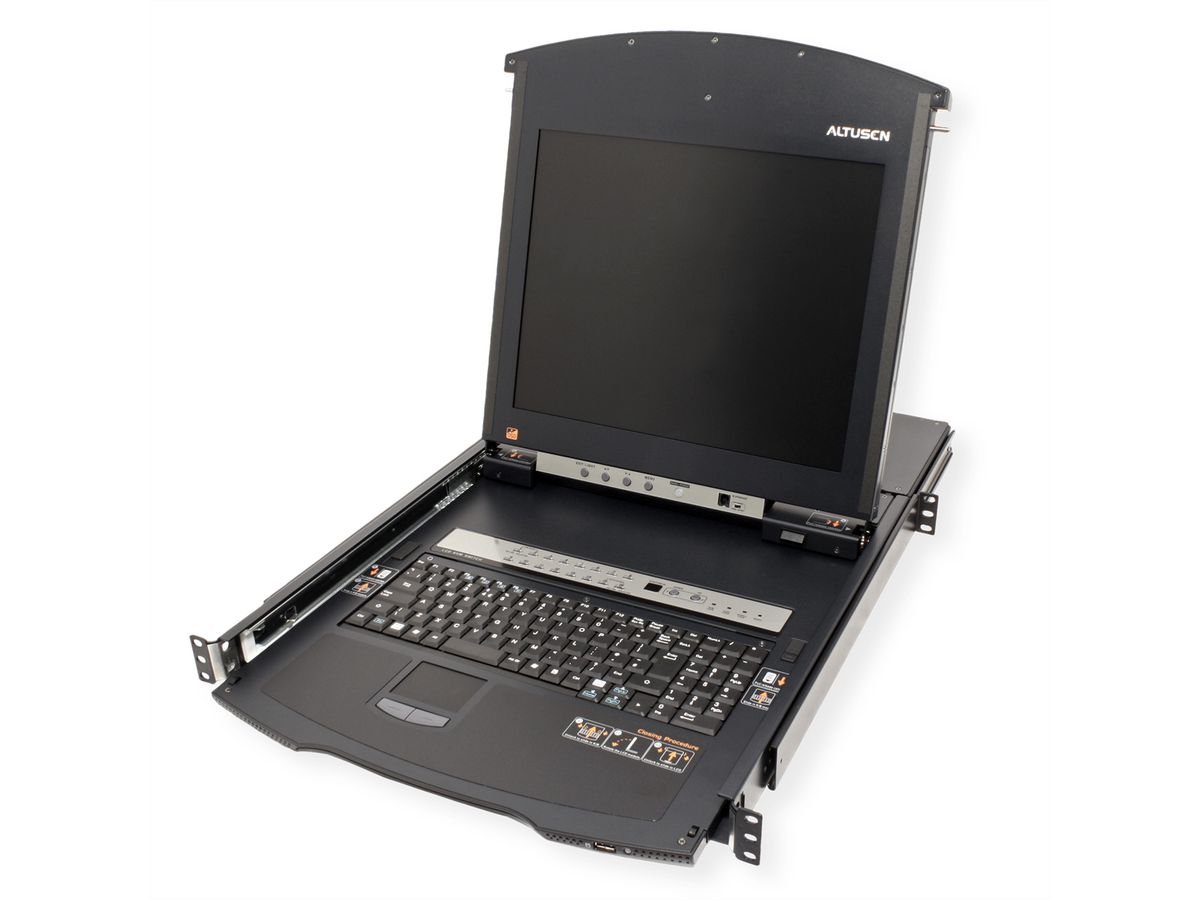 ATEN KL1516AiM 43cm LCD IP-KVM16-Port, UK-Layout