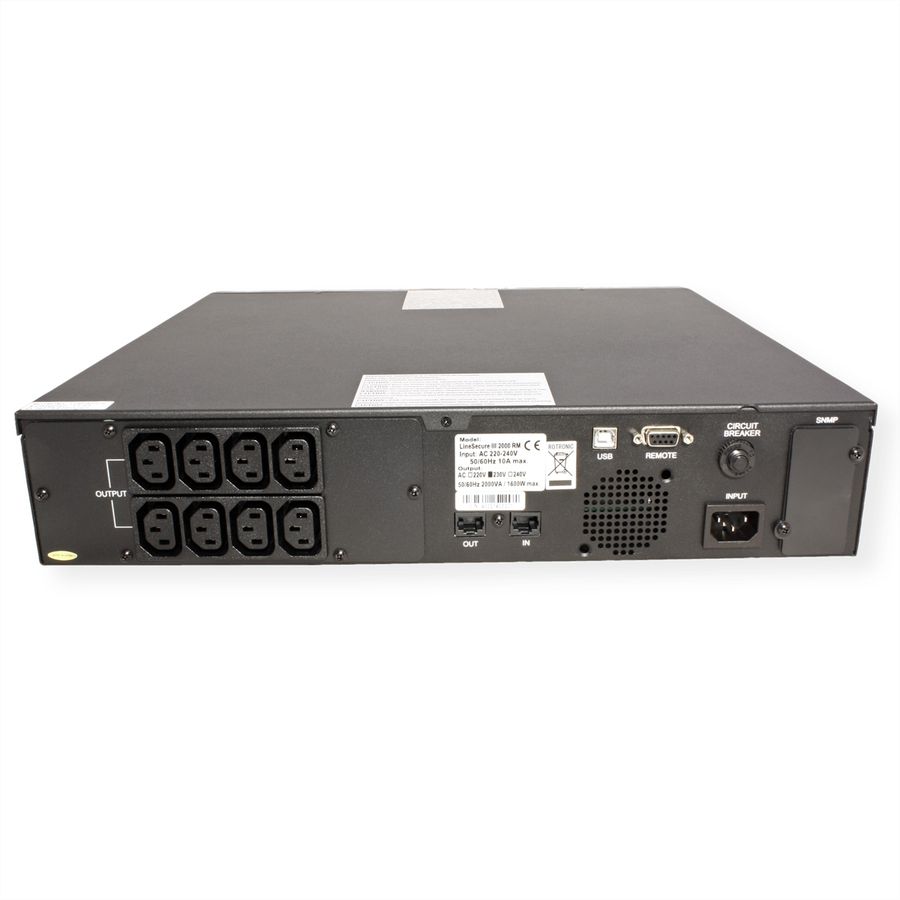 ROLINE LineSecure III 2000R - Line Interaktive USV, 19" Rackversion