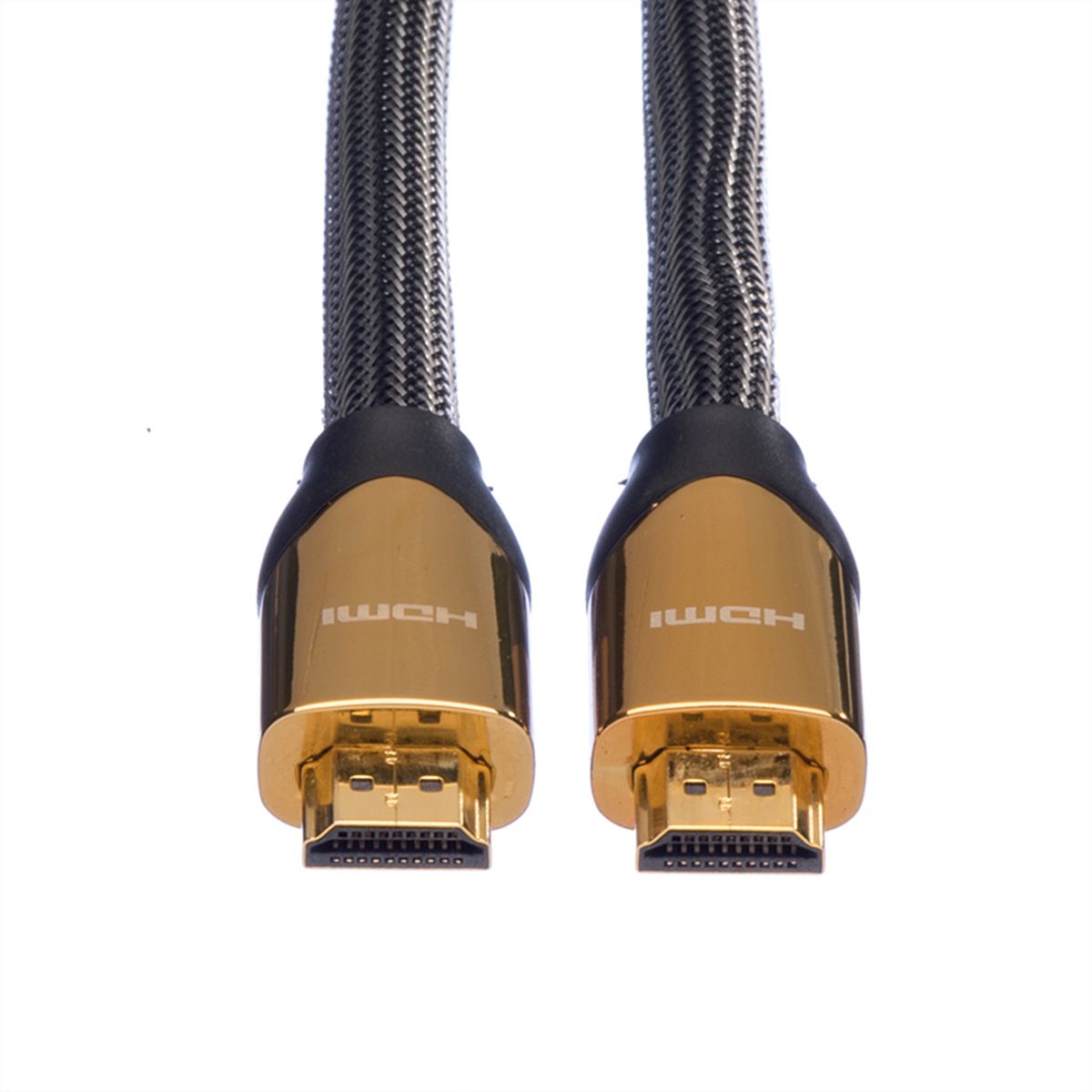 ROLINE 4K PREMIUM HDMI Ultra HD Kabel mit Ethernet, ST/ST, schwarz, 4,5 m