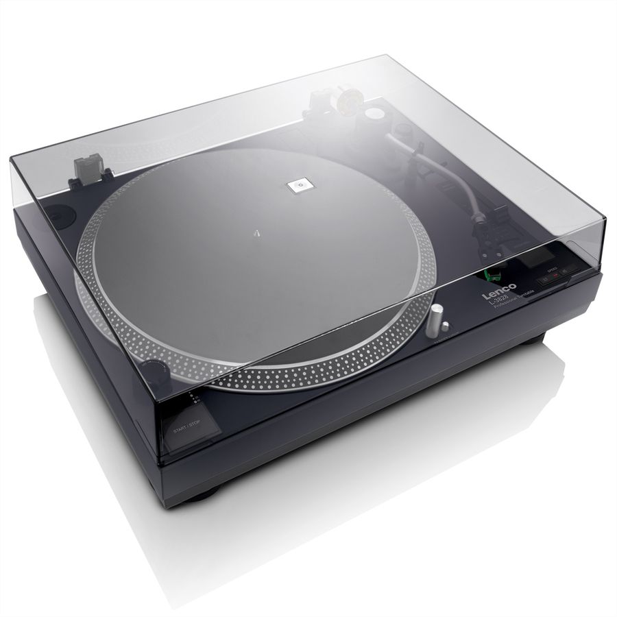 Lenco Platine vinyle L-3828BK, noir