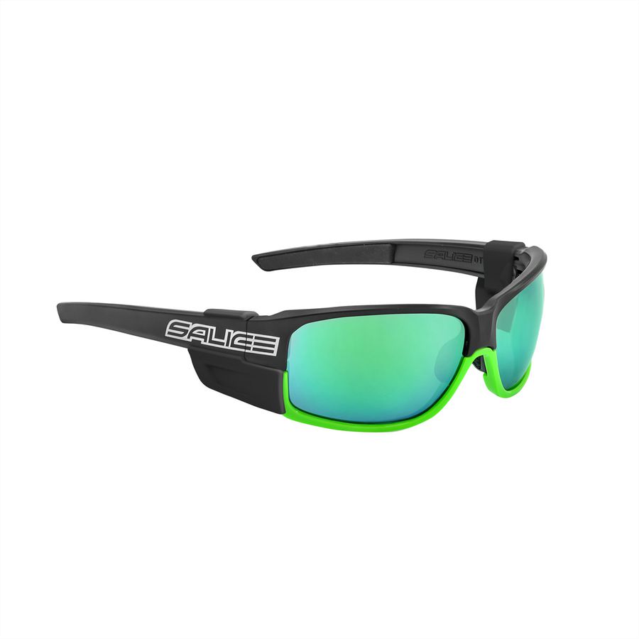 Salice Occhiali Sportbrille 015RW, Black-Green / RW Green