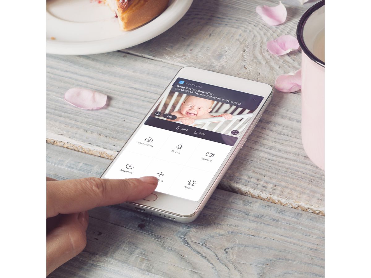Alecto Babyphone SMARTBABY10, Schwarz