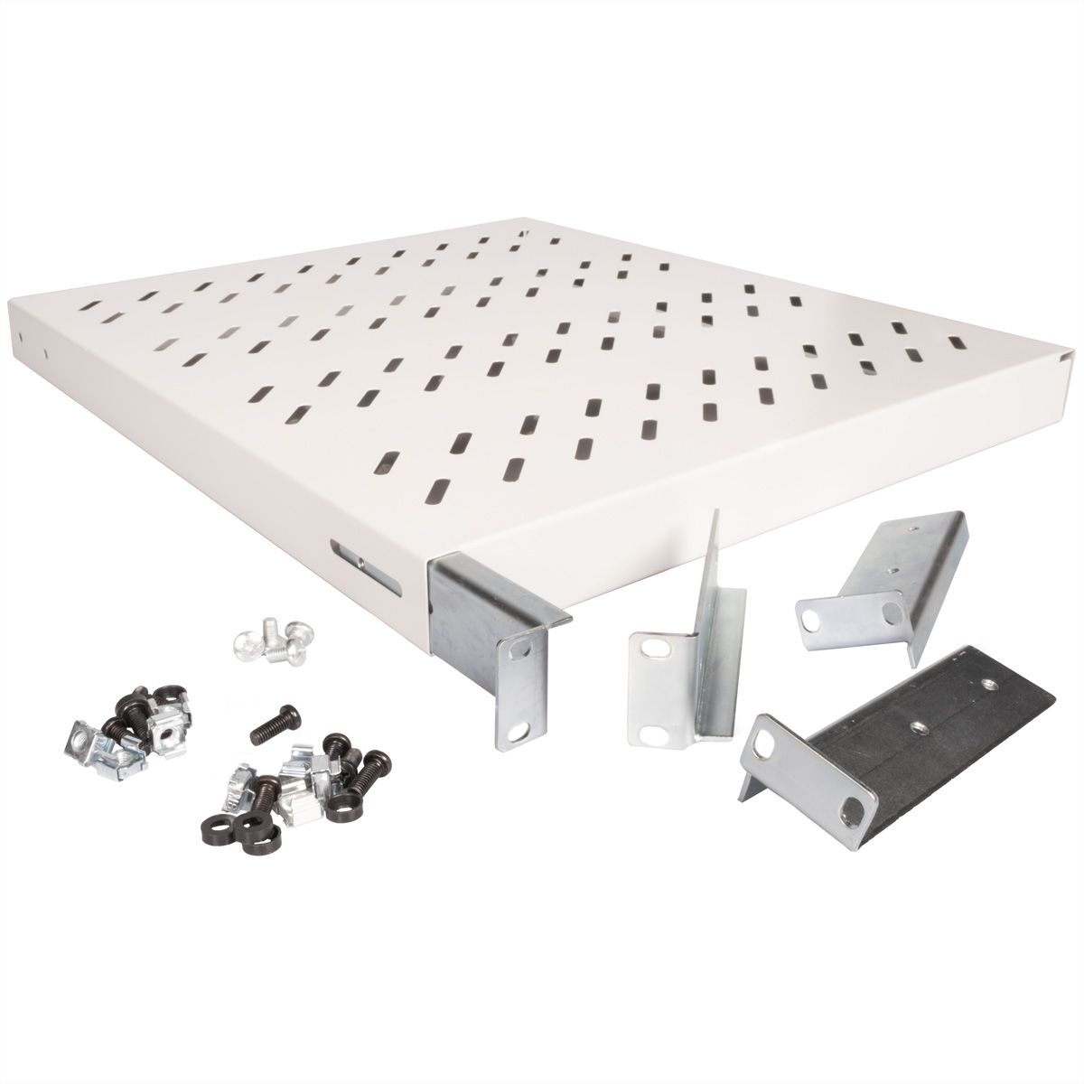 ROLINE 19-Zoll Fachboden 1 HE, 500 T 50 kg grau