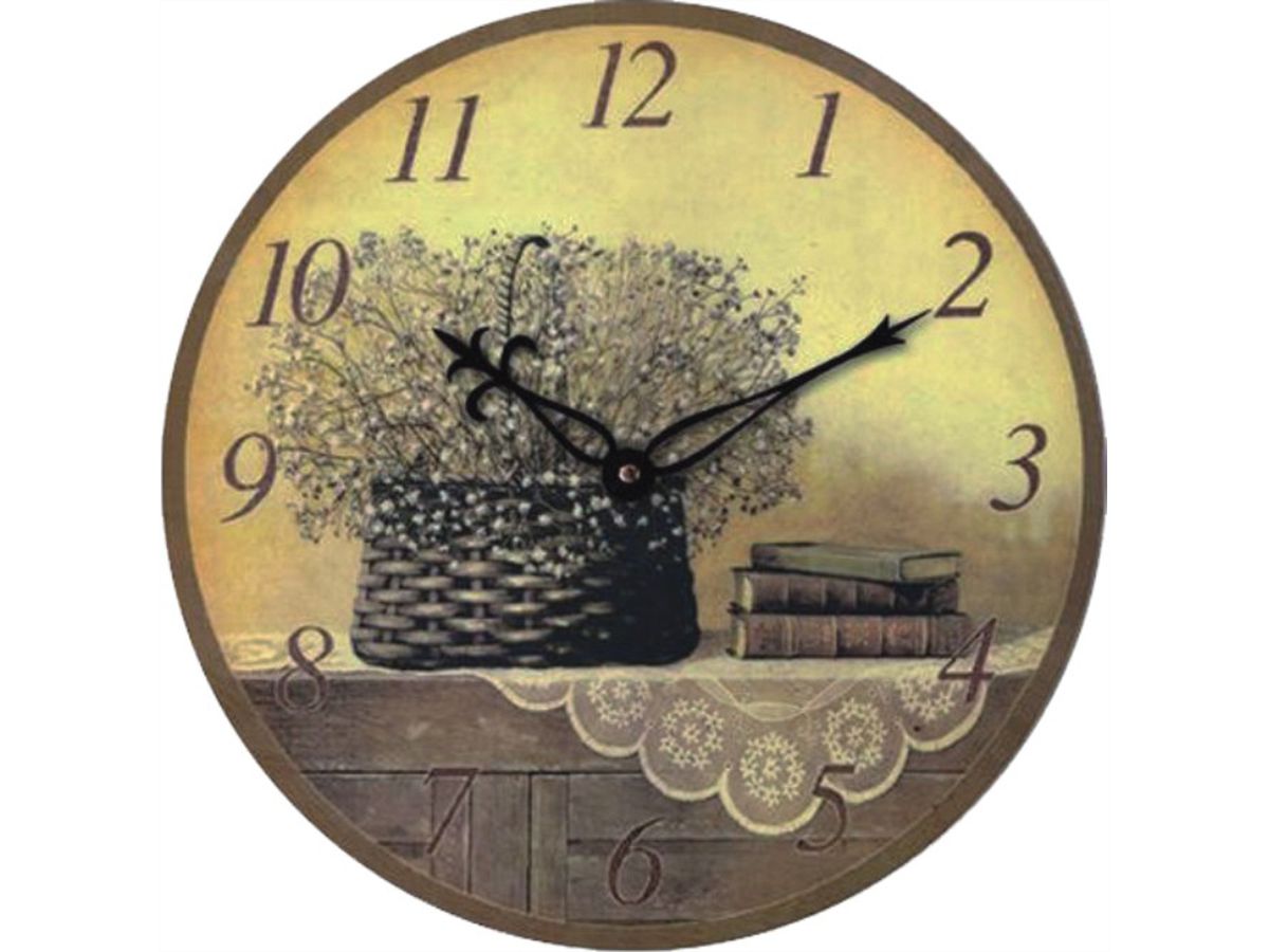 TechnoLine horloge murale WT1016 FLOWER BASK