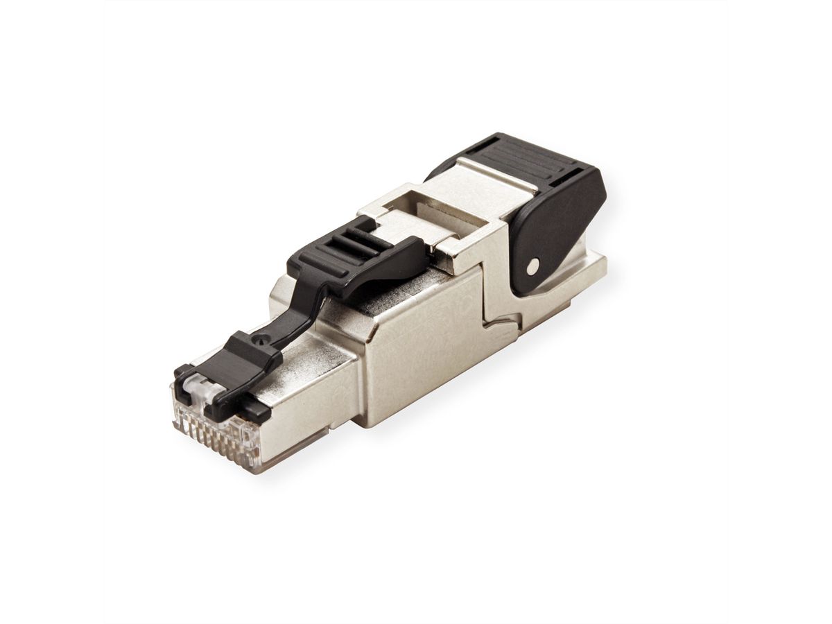 TELEGÄRTNER MFP8 feldkonfektionierbarer RJ-45 Stecker, Cat.6A (Class EA) T568A