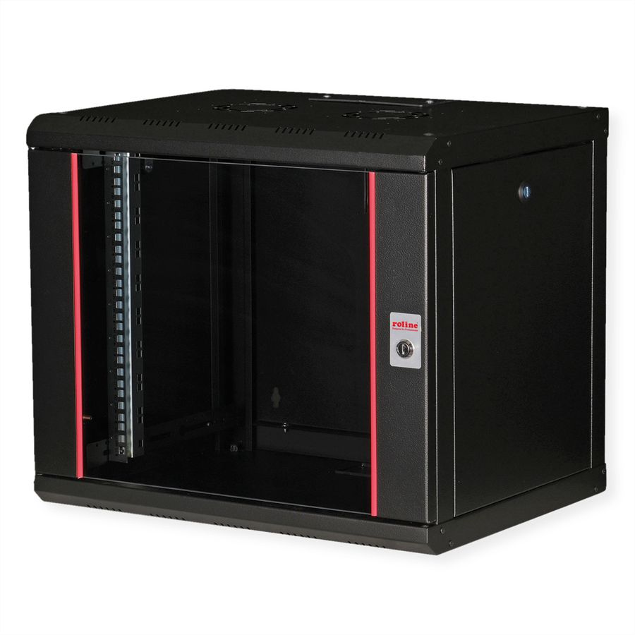 ROLINE 19" Boîtier mural Pro 9U, 600x450 LxP noir