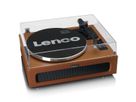 Platine vinyle Lenco LS-430, Marron