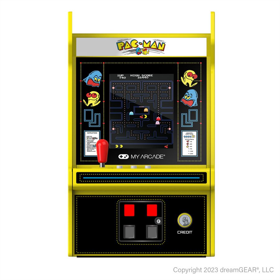 My Arcade PAC-MAN Micro Player Pro, Mini-Arcade, 2.75" Display, USB-C