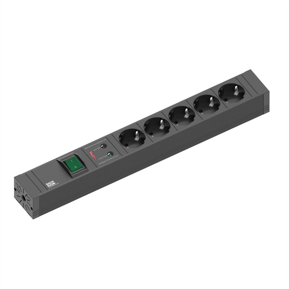 BACHMANN CONNECT LINE 5xSchutzkontakt, Schalter ÜSS