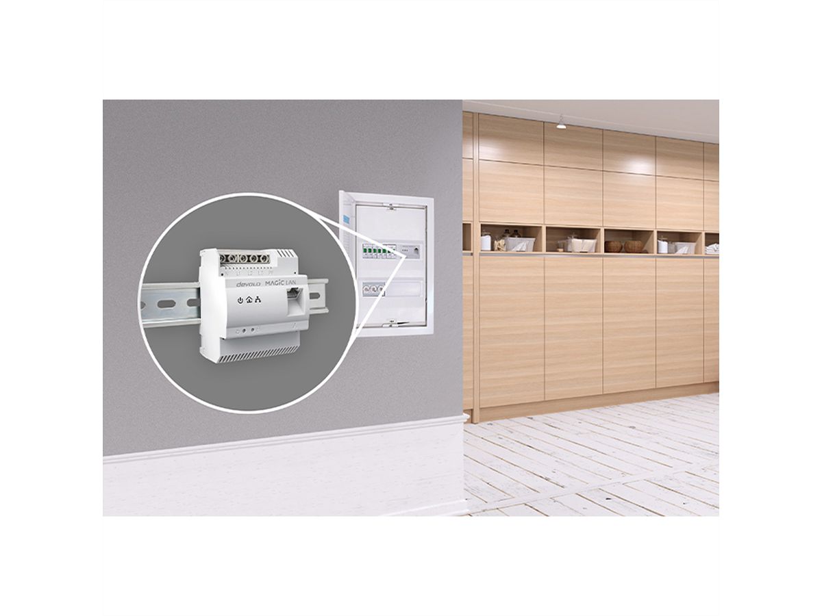 Devolo Powerline Magic 1 LAN, 1200 Mbit/s,1x RJ45, Single