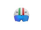 Salice Occhiali Casque de ski Chrono, S-M 52-58, White ITA Visiera PC RW Blue