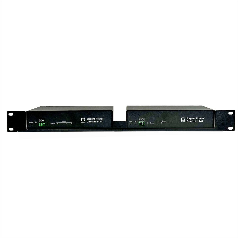 GUDE 0873 Support rack 19" pour appareils de demi-largeur