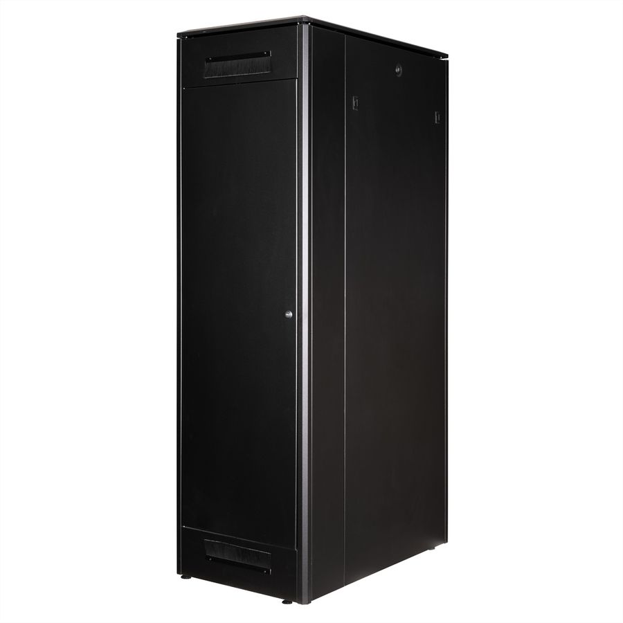ROLINE 19-Zoll Netzwerkschrank Pro 42 HE, 600x1000 BxT Glastür schwarz