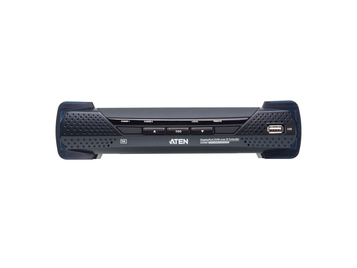 ATEN KX9980R 5K DisplayPort Dual Display KVM over IP Empfänger