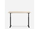 WRK21 Bureau Smart 100 x 60 cm, Hauteur réglable, Mandal érable / Noir