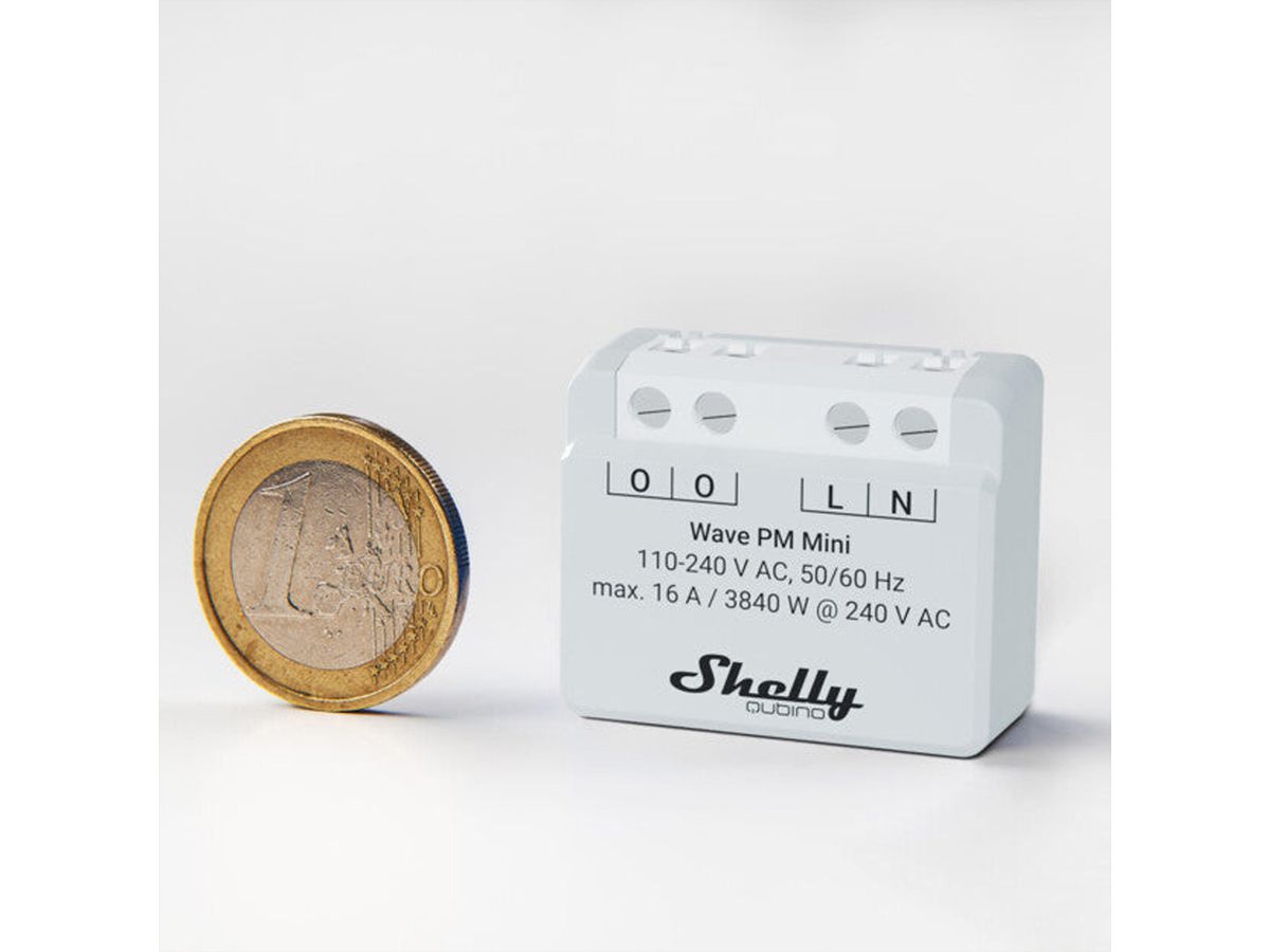 Shelly  Actionneur de commutation Qubino Wave PM Mini