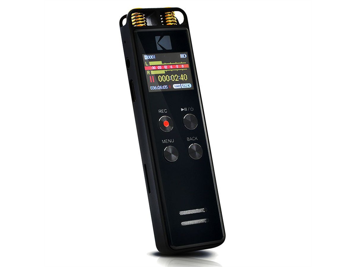 Kodak VRC550 digital voice recorder , 8GB - Black