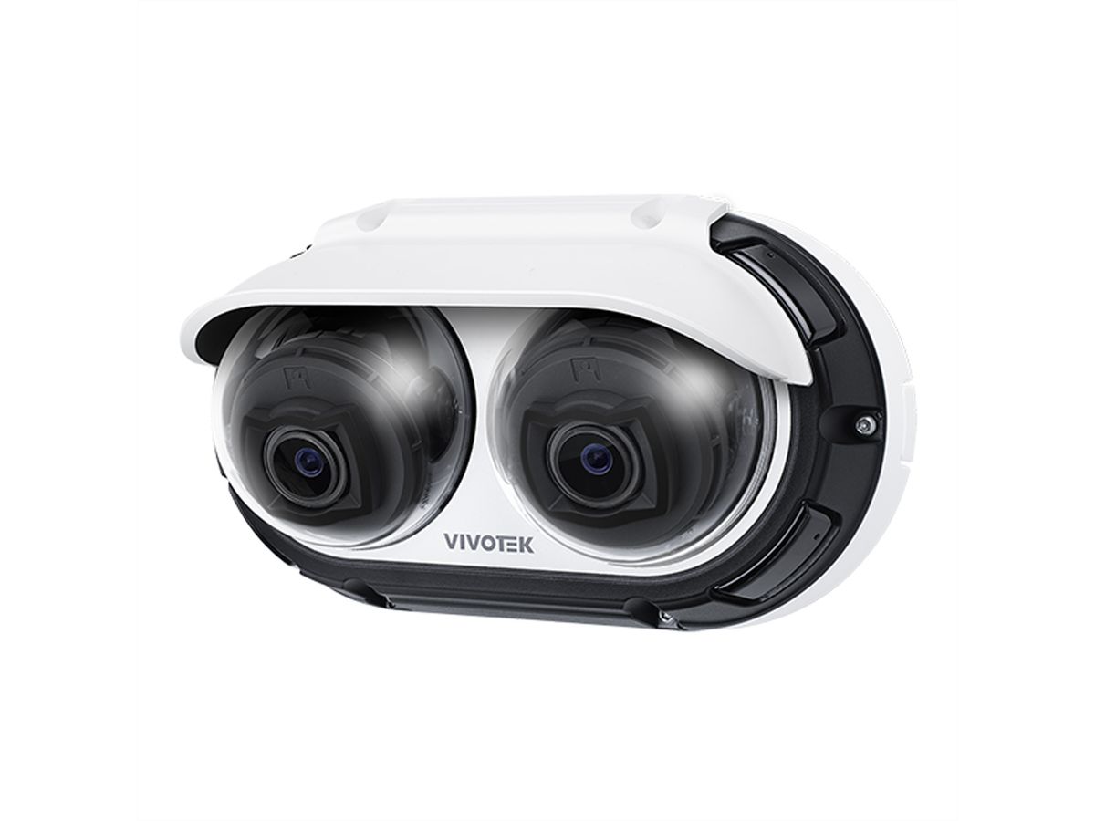 Vivotek MA9312-EHTV Vandal-Multisensor Kamera 2x 8 MP, 45.1-110.4°, IR-LED 20m