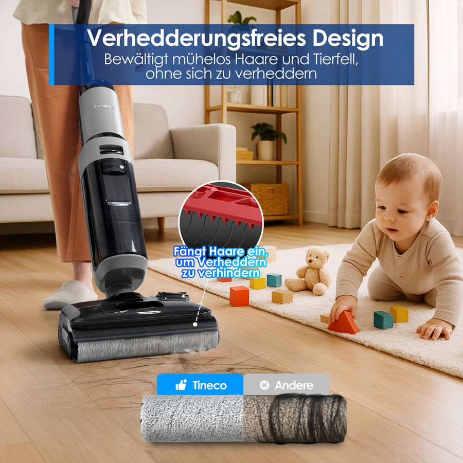 Tineco FLOOR ONE i5 Stretch Plus , Nass-Trockensauger