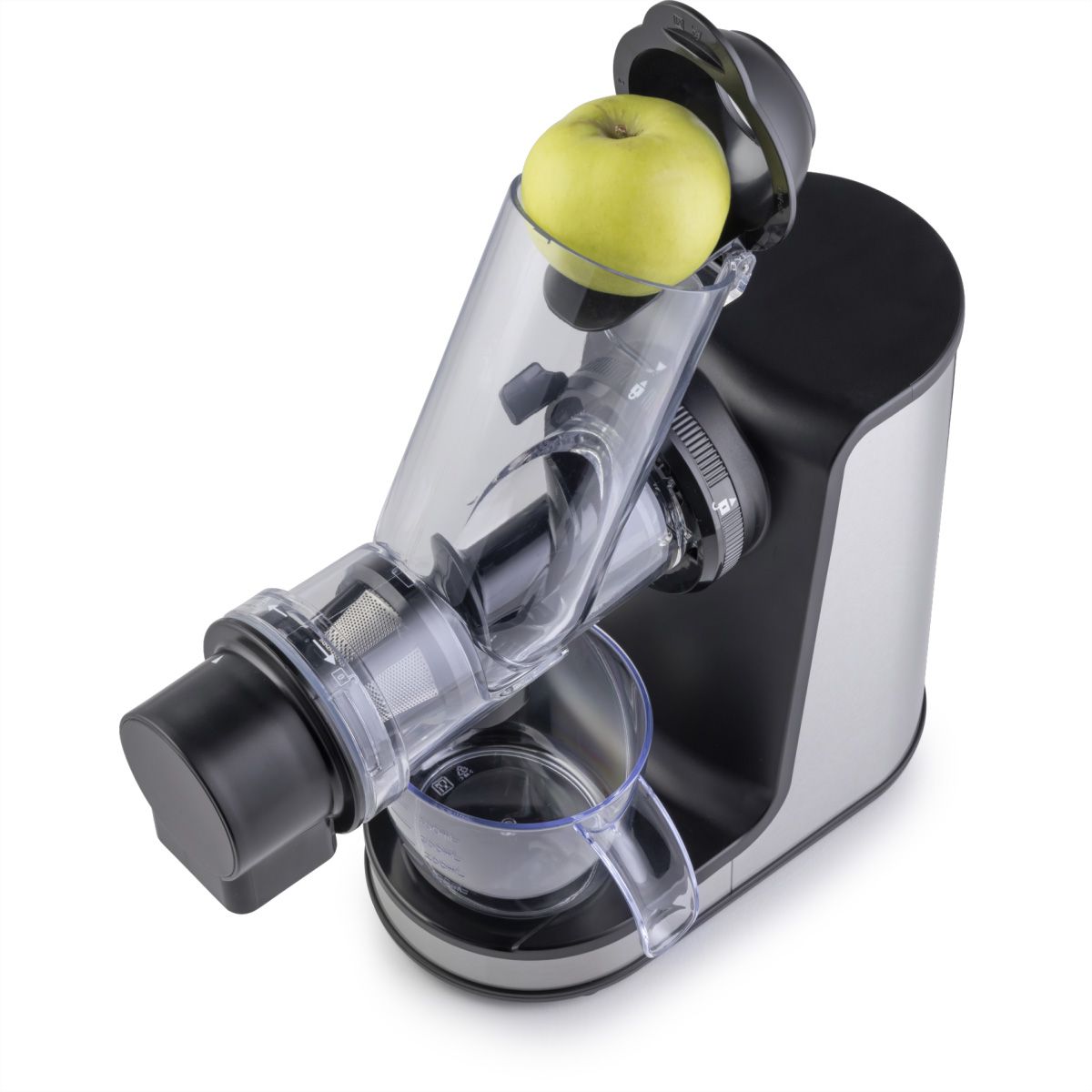 Gorenje Slow Juicer JC200BE, 200W, schwarz/silber