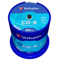 Verbatim CD-R Spindle 700MB 52x 100 Pack