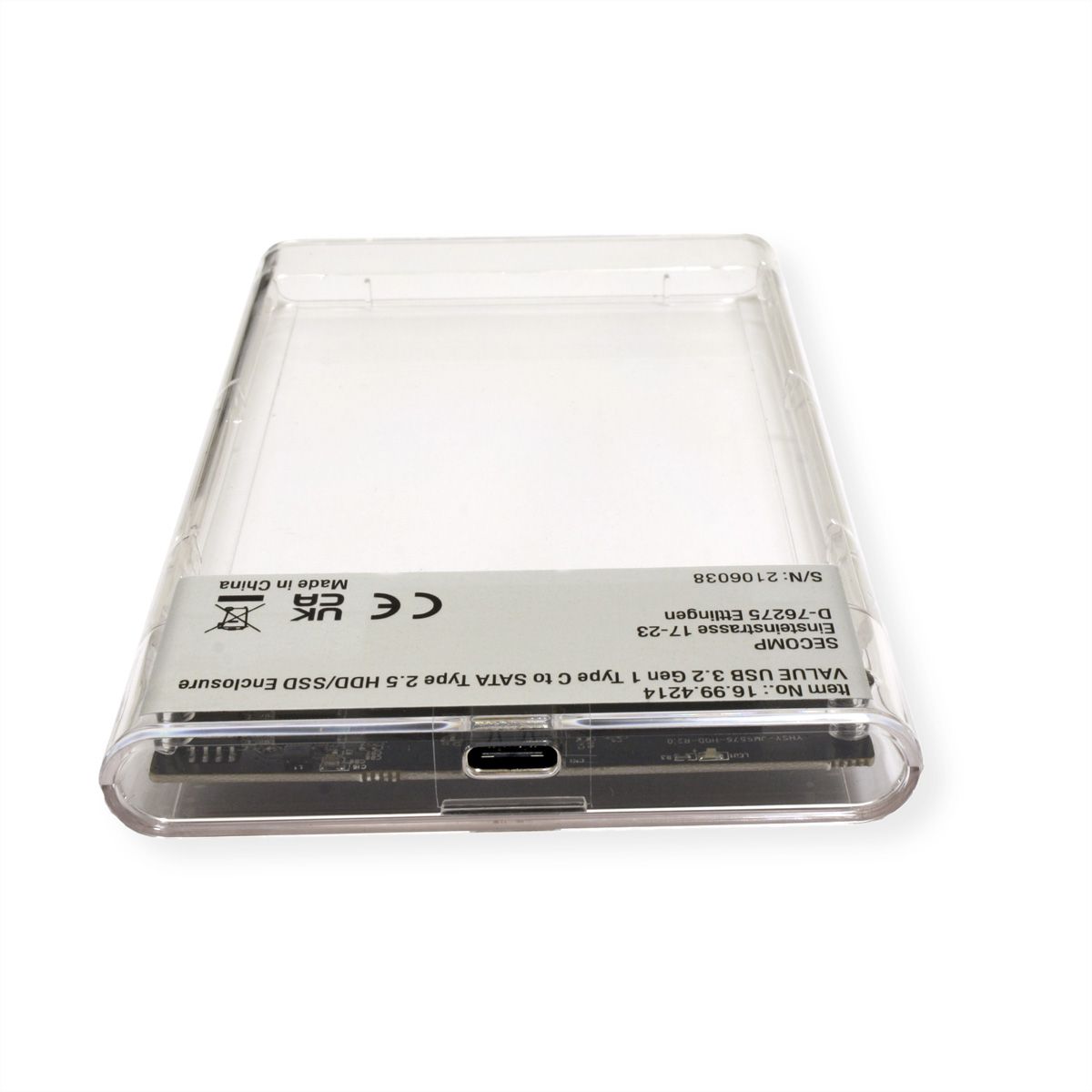 VALUE Boîtier externe HDD/SSD, 2.5, SATA 6.0 Gbit/s - USB 3.2 Gen 1 C