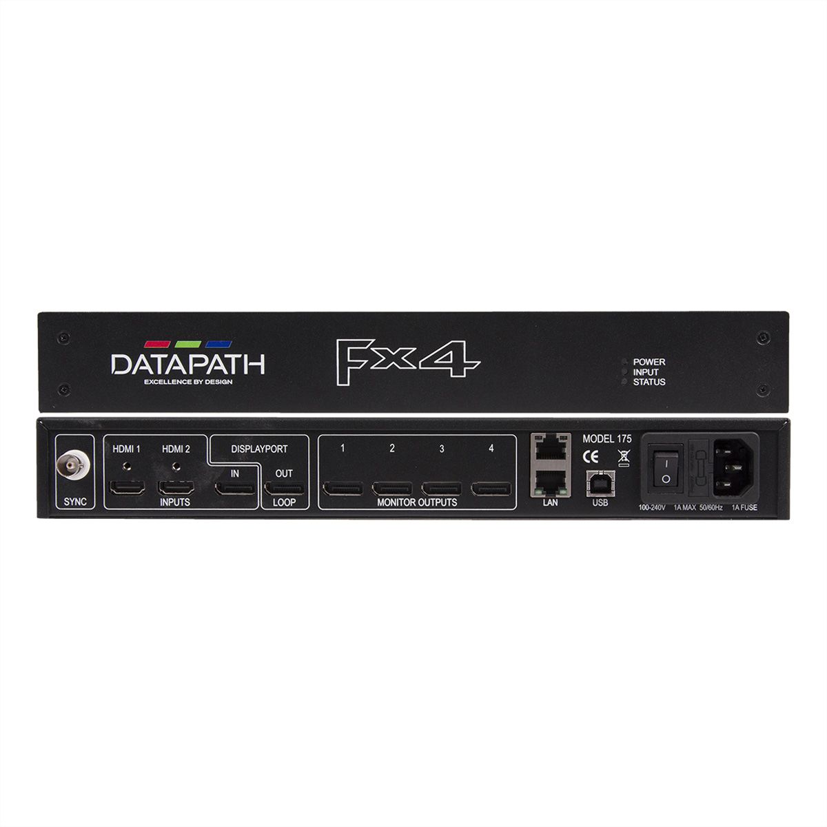 **DEMO**Datapath Fx4/H Display-Controller, HDCP und Durchschleifung-HDMI-Ausgänge