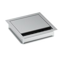 BACHMANN LOOP SQUARE Passe-câbles, argent