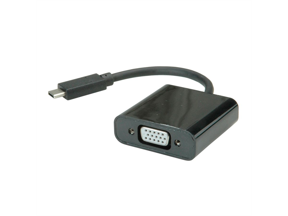 VALUE Display Adapter USB Typ C - VGA, Audio