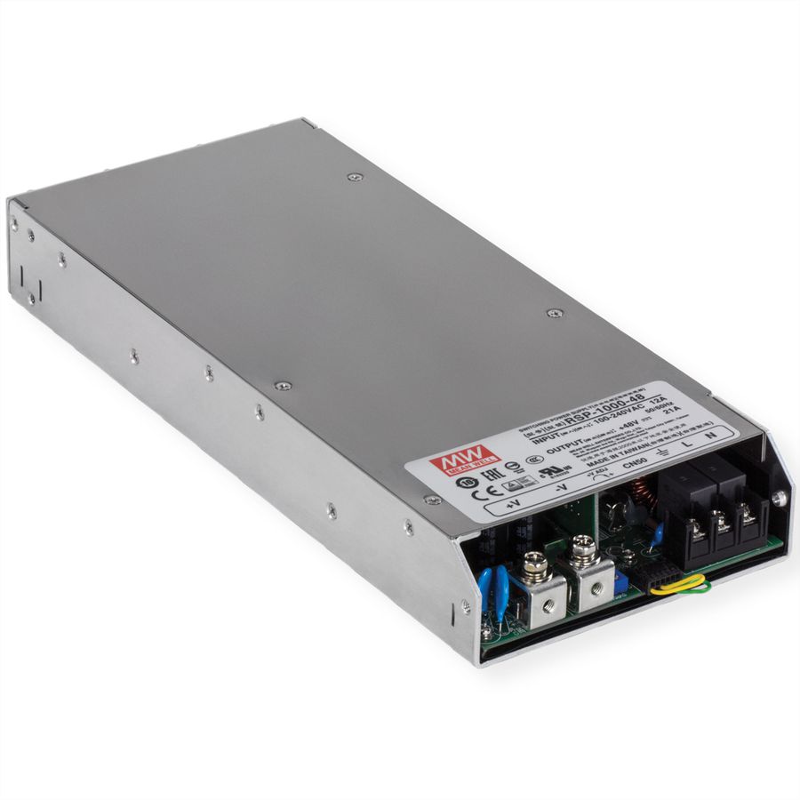 TRENDnet TI-RSP100048 Alimentation industrielle 1000W, 48V DC, 21A AC vers DC avec fonction PFC