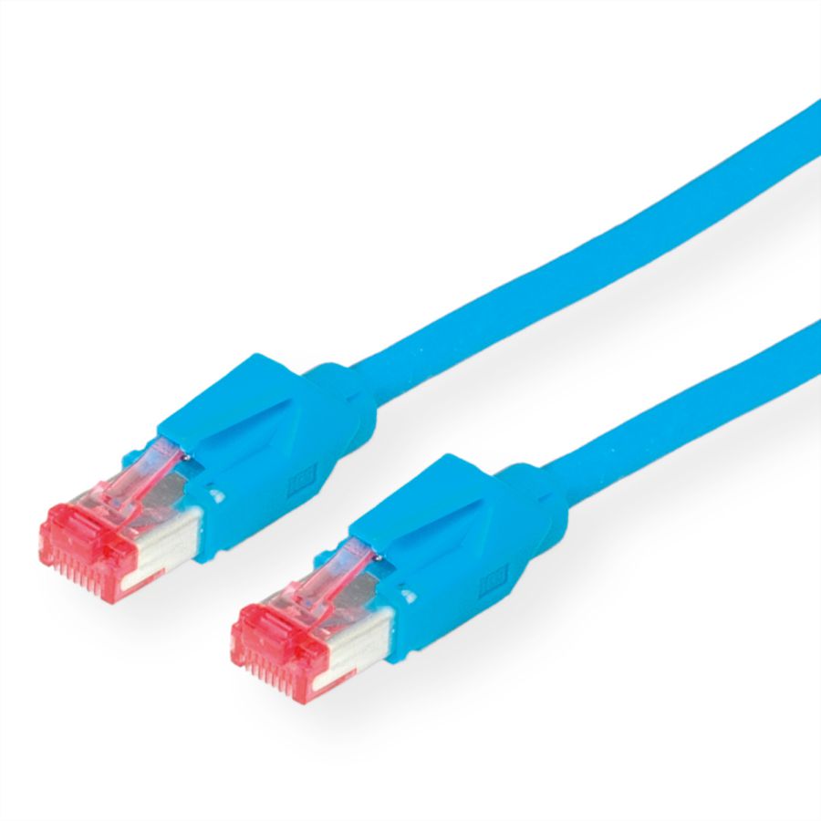 DRAKA Patchkabel Cat.6 (Class E) HP-FTP, UC400, LSOH, blau, 0,5 m