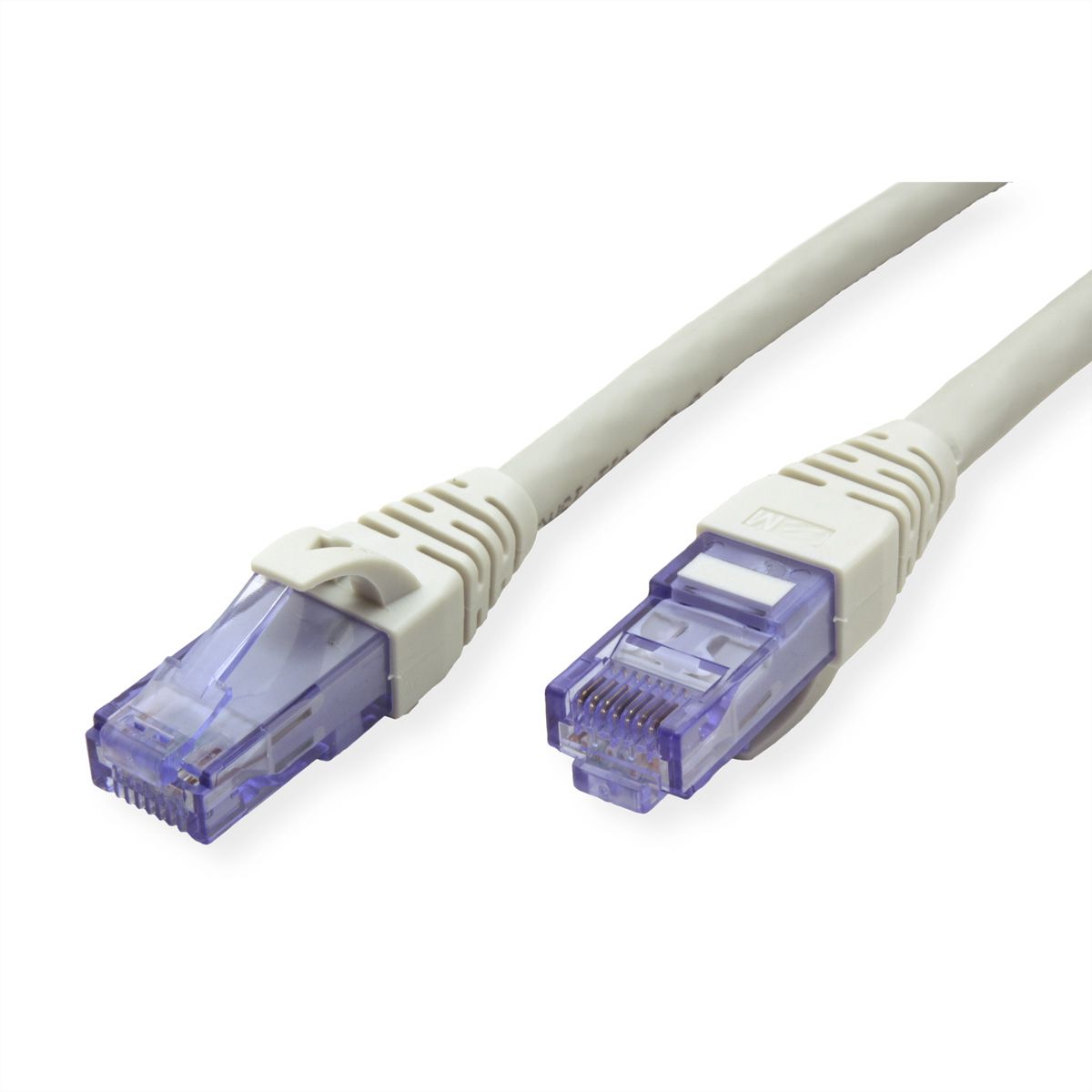 Cordon ROLINE UTP Cat.6A / 10 Gigabit, Component Level, LSOH, gris, 0,3 m