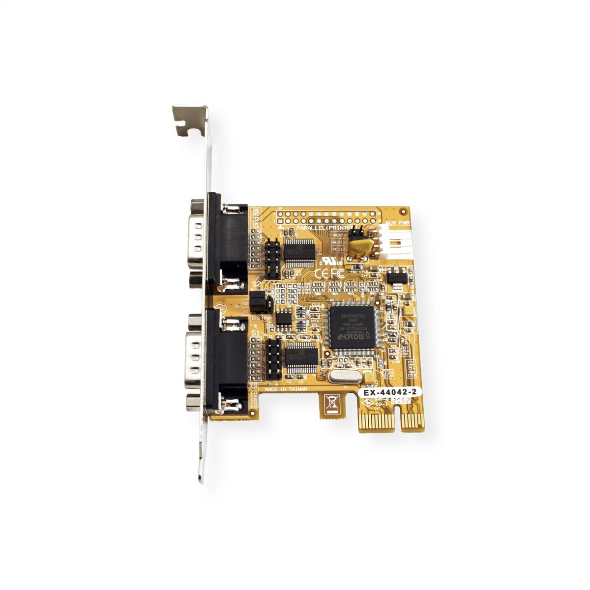 EXSYS EX-44042-2 PCI Express x1 Karte 2x seriell RS-232